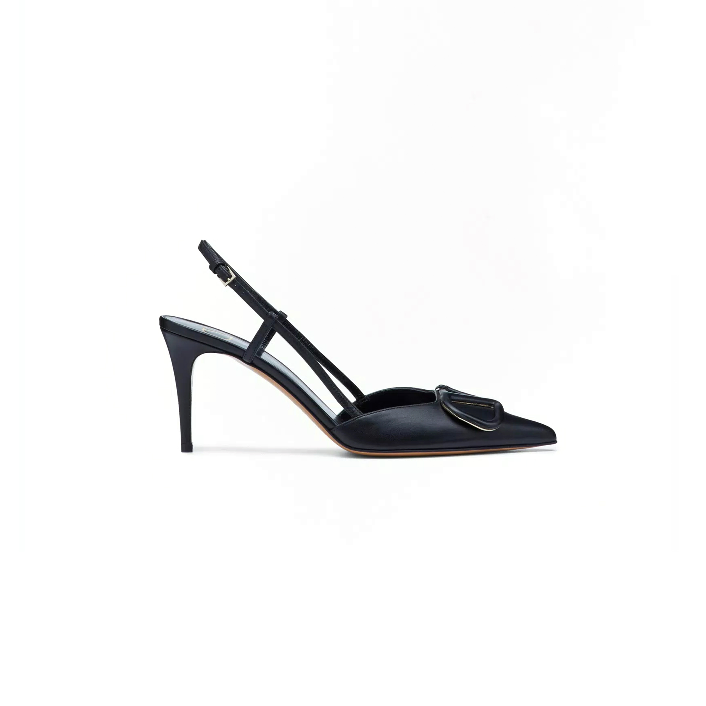 VALENTINO VLOGO SIGNATURE CALFSKIN SLINGBACK PUMP 80MM 3.15IN 5W2S0R01MZF_0NO VALENTINO VLOGO SIGNATURE CALFSKIN SLINGBACK PUMP 80MM 3.15IN 5W2S0R01MZF_0NO